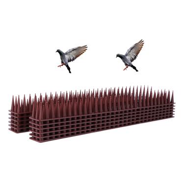 Imagem de Cat and Bird Deterrent,Defender Spikes, 17 Feet Deterrent Anti Theft Climb Strips Defensor de pragas ao ar livre para afastar pombos, esquilos, pica-paus e muito mais