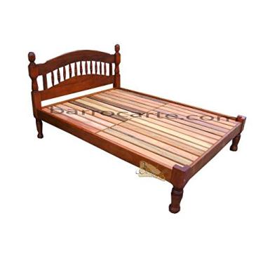 Imagem de Cama de Casal Rústica Arco em Madeira de Demolição - Cód 1222