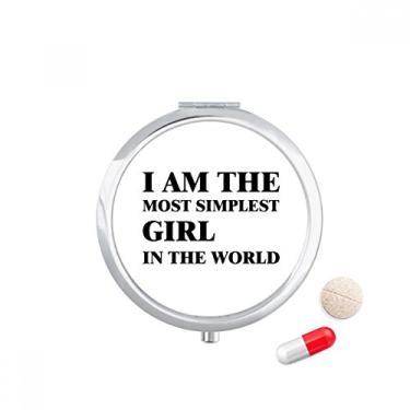 Imagem de Porta-comprimidos I Am The Simplest Girl Caixa de armazenamento de remédios