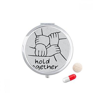 Imagem de Porta-comprimidos para gestos personalizados Hold Together Caixa de armazenamento de remédios