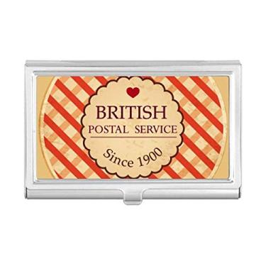 Imagem de Carimbo britânico de Londres da Checked UK com porta-cartões