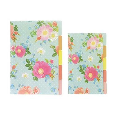 Imagem de Plástico A5/A6 de 21,6 cm. Capa com 6 furos. Pasta de arquivo com anel redondo para protetores de folhas soltas (Divider Balloon, A6/17cm*10cm/6 Inch)