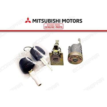 Imagem de Conjunto cilindros chaves ignicao porta Pajero Dakar L200 Triton Novo - Original