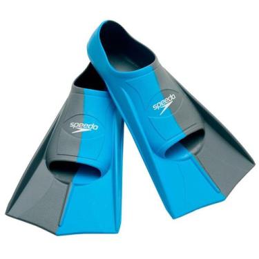 Imagem de Par De Nadadeiras Training Fin Dual Azul Silicone Speedo