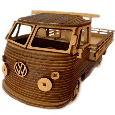 Imagem de Miniatura de MDF Kombi de cabine dupla