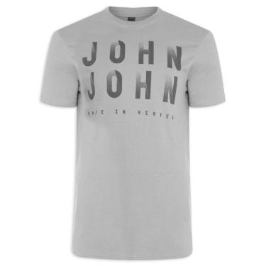 Imagem de Camiseta John John Rg In  Masculina Cinza-Masculino