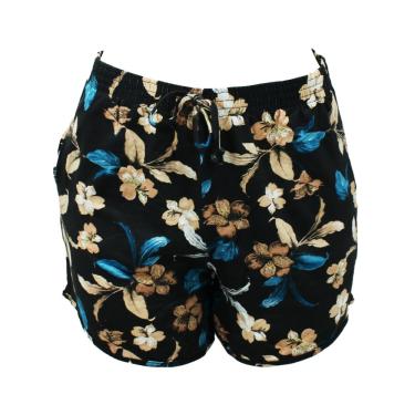 Imagem de Bermuda Preta Shorts Leve Feminino Moda Praiana Summer