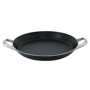 Imagem de Paellera Profissional Multiflon M em Alumínio e Antiaderente 37cm - Preta
