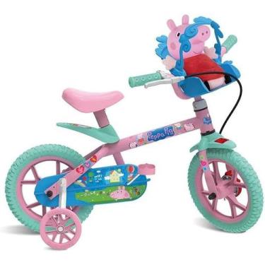 Imagem de Bicicleta Infantil Aro 12 Peppa Pig 3322 Bandeirante