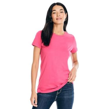 Imagem de Nautica Camiseta feminina clássica gola redonda J-Class, (Coleção 2024 Sustainably Craft) Lotus, G