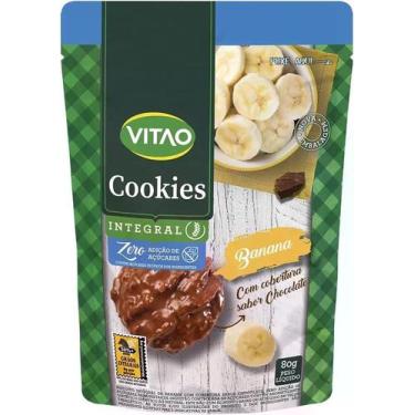 Imagem de Cookies Zero Banana Cobertura De Chocolate 80G - Vitao