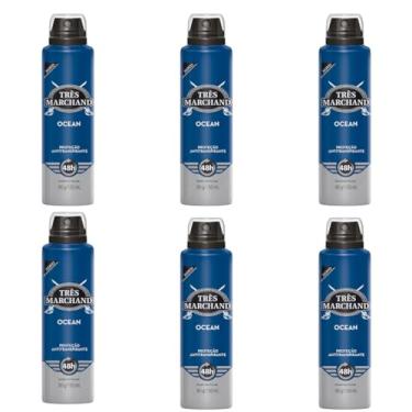 Imagem de Kit 6 Très Marchand Desodorante Aerossol Ocean 150 Ml
