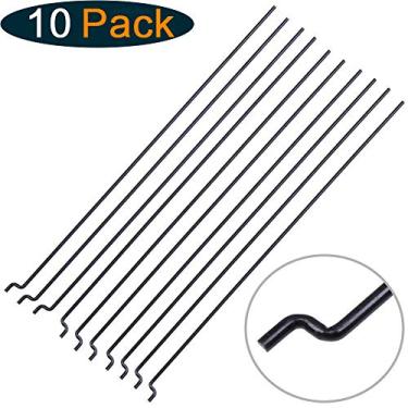 Imagem de Φ1.2mm x L120mm Steel Z Style Pull/Push Rods Parts for RC Airplane Plane Boat Replacement (Pack of 10)