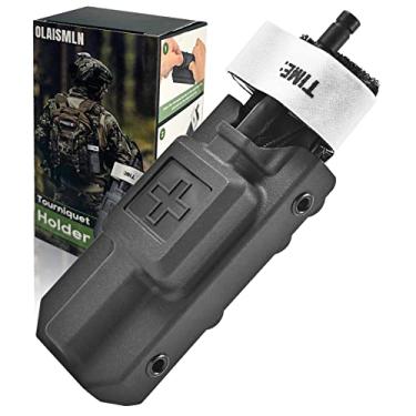 Imagem de Suporte para torniquete, bolsa para torniquete Molle para torniquete Cat Gen 7 ou mais velho, suporte para torniquete Molle serve para equipamentos Molle, equipamento de polícia, cinto utilitário e de serviço até 7 cm de largura