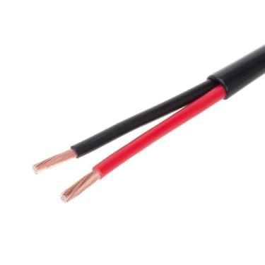 Imagem de Cables Direct Fio de alto-falante externo calibre 14, 500 pés | 2 condutores, alumínio revestido de cobre, cabo de áudio em massa trançado | CL2, enterro direto, resistente a UV