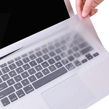 Imagem de Capa protetora de teclado universal para notebook de 13" 14" 15,6" polegadas, capa protetora de teclado à prova d'água de silicone ultrafino à prova de poeira (capas de teclado universais de laptop de 15 a 17,3")