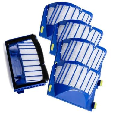 Imagem de Filtros de proteção contra poeira para aspirador de pó 5/10 peças, filtros de plástico de 11,5 x 8 cm para substituir danos