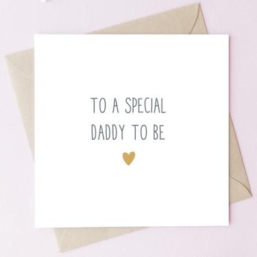 Imagem de TEEMI -To a Special Daddy To Be Fathers Day Card Dad To Be Birthday Daddy Soon to Be Dad From the Bump Gift Card