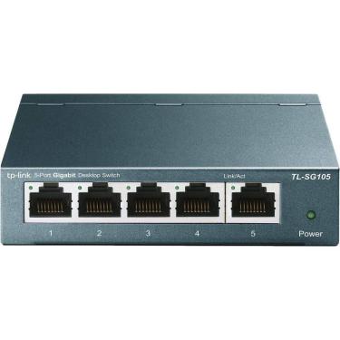 Imagem de Switch De Rede Tp-Link Tl-Sg105 Com 5 Portas