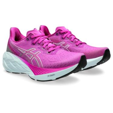 Imagem de Tênis Asics Novablast 4 Feminino - Rosa/cinza - 36