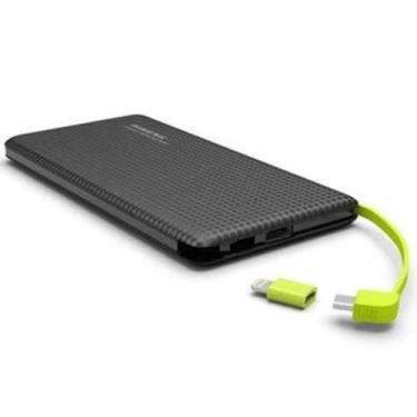 Imagem de Bateria Portátil Pineng ,Carregador Power Bank, 10000mah - Preto