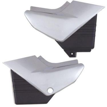 Imagem de Tampa Lateral Moto Yamaha Ybr 125 2000 2001 até 2008 (par) - Pro Tork,