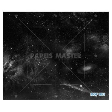 Imagem de Papel De Teto Céu Espaço Estrelas Galáxias 3,5M Rof51 - Você Decora