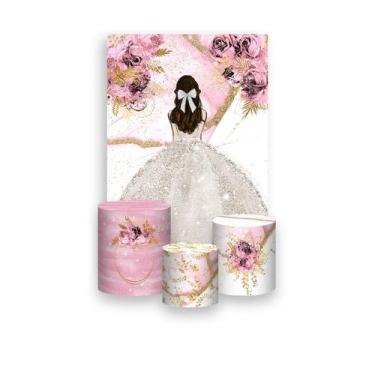 Imagem de Painel De Festa Vertical 1,50 x 2,20 + Trio De Capas Cilindro - Prince