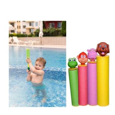 Imagem de Kit 4 Lança Água Esguicho Bichinhos Infantil Brinquedo Piscina Praia -