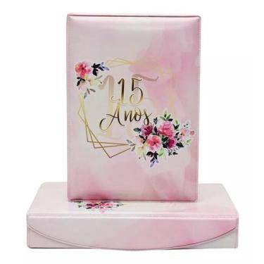 Imagem de Álbum Fotográfico Caixa Imã Luxo 15 Anos 40 Fotos 15x21 - Capture Álbu