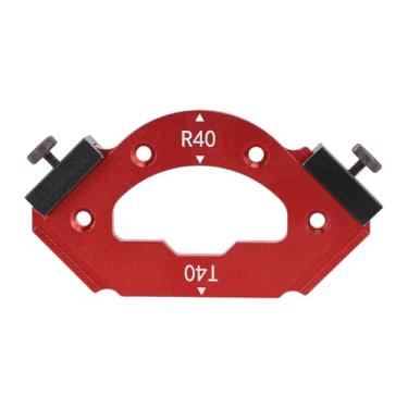 Imagem de Modelo de Roteamento de Raio ZAWELIYO R40 T40, Canto de Modelos de Roteador Radius Jig, para Roteamento de Madeira, Corte de Cantos Internos e Externos, ângulos Chanfrados