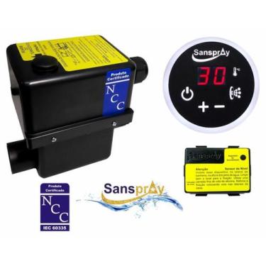 Imagem de Aquecedor Banheira Hidro Massagem Spa Sanspray 5000w 220v 3f
