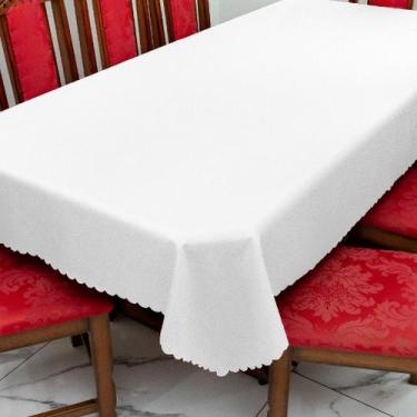 Imagem de Toalha de Mesa Natalina 6 Lugares 2,00m x 1,40m Oxford Estampado - BEM
