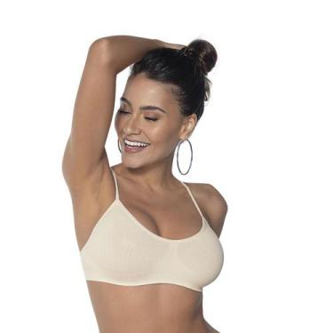 Imagem de Sutiã Nadador Sem Costura DeMillus 61404, ÚNICO, Pérola