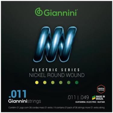 Imagem de Encordoamento giannini guitarra geegst.11 niquel 0.011 (i-6 / 6)
