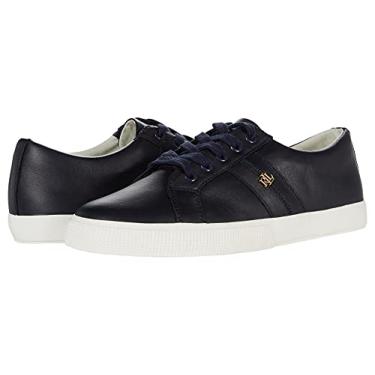 Imagem de Lauren Ralph Lauren Janson II Action Tênis de couro, Lauren Navy, 39