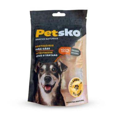 Imagem de Petiscos Mastigáveis para Cães Petsko Ligamento Bovino Desidratado com