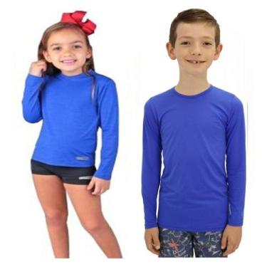 Imagem de Camisa Infantil UV - Azul GG - Euro Bali, Azul, GG