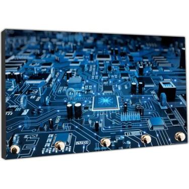 Imagem de Porta Chaves Placa Eletrônica Informática Engenharia Salas Organizador