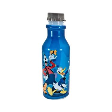 Imagem de Garrafinha de Água Infantil 500 ML Mickey Azul Escolar Plasútil