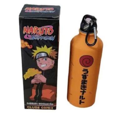 Imagem de Garrafa Mosquetão Naruto Uzumaki 500ml 19515 Piticas Clube - CLUBE COM