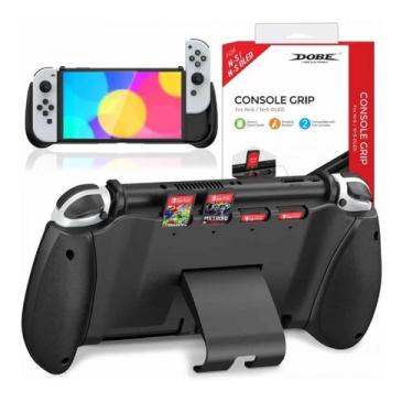 Imagem de Grip Suporte De Mão Stand Para Nintendo Switch e Oled Slot Para 4 Jogo