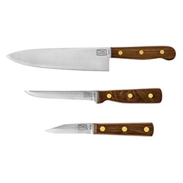 Imagem de Chicago Cutlery Conjunto de 3 facas de preparação Walnut Tradition