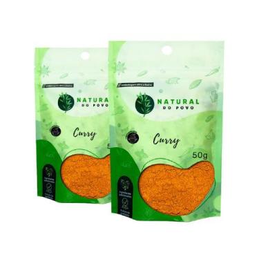 Imagem de Curry Em Pó 100% Orgânico Qualidade Superior Importada Pouch Kit 2 50g