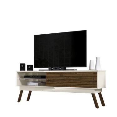 Imagem de Rack Bancada Frizz 1.8 507122 Off White e Savana Madetec