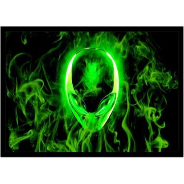 Imagem de Quadro Decorativo Informática Alien Tecnologia Computação Lojas Salas 