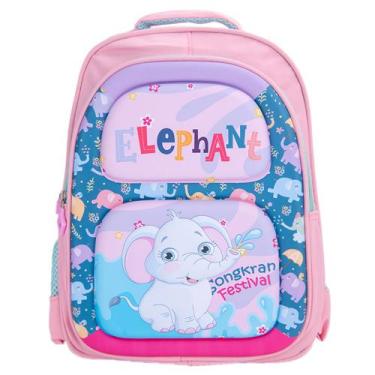 Imagem de Mochila Infantil Menino Menina Mochila Escolar Bolsa de Costas - OKI-N