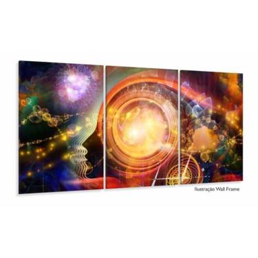 Imagem de Quadro Decorativo Psicologia Consultório Mente 3 peças - Wall Frame