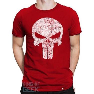 Imagem de Camiseta The Punisher Camisa Justiceiro Caveira Geek Rubi - King Of Ge