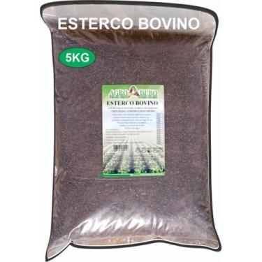 Imagem de Adubo E Composto Orgânico 5kg Esterco Bovino Leiteiro - AGROADUBO